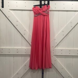 Pink prom dress